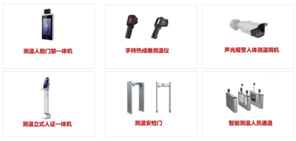 海康威視測溫產(chǎn)品多種組合