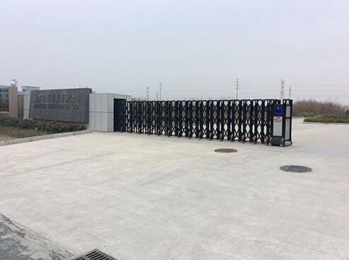 上方電子設(shè)備有限公司伸縮門案例 - 中出網(wǎng)-智能出入口門戶