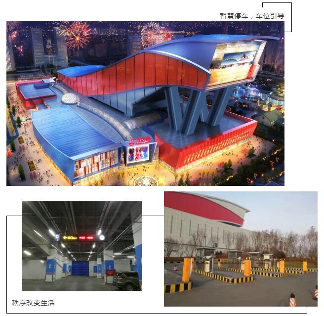 哈爾濱·萬達廣場車位引導(dǎo)