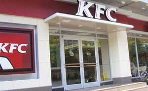 KFC肯德基門案例 - 中出網(wǎng)-智能出入口門戶