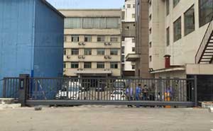 太原市總工會智能安全伸縮平移門工程案例
