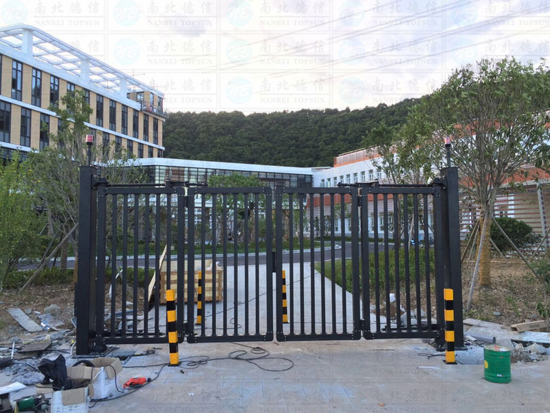 臺州二電廠智能安全伸縮平移門工程案例 - 中出網(wǎng)-智能出入口門戶