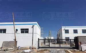 朔州市平魯區(qū)石堂山風(fēng)電廠智能安全伸縮平移門工程案例