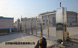 日照翰坤能源發(fā)展有限公司開泰SGDD4A智能安全伸縮平移門工程案例