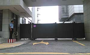 廣東建筑文化遺產(chǎn)保護(hù)園（廣州合群二路）智能安全伸縮平移門工程案例