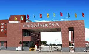 聊城高級(jí)財(cái)經(jīng)學(xué)校電動(dòng)伸縮門(mén)案例