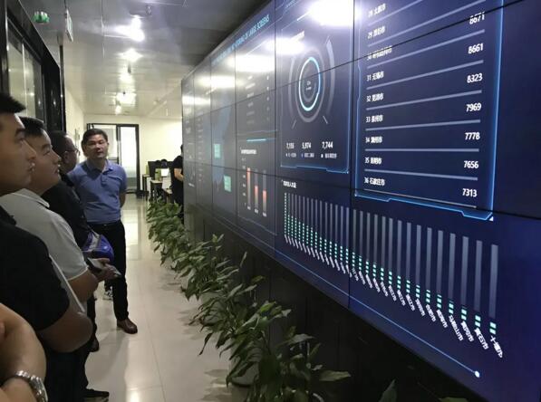 招商負責人進東總帶領(lǐng)一行人參觀建筑面積5000+平方米的科拓總部