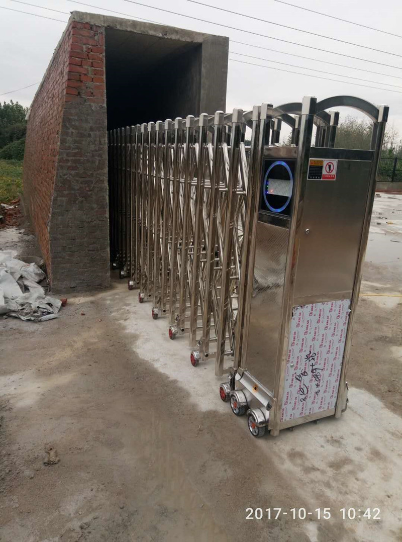 漢中城固縣沙河營垃圾處理廠電動伸縮門案例 - 中出網(wǎng)-智能出入口與停車充電門戶