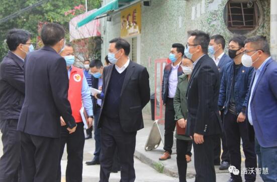市區(qū)街工會(huì)領(lǐng)導(dǎo)一行蒞臨西沃科技慰問(wèn)指導(dǎo)工作