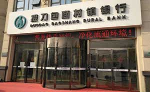 掇刀包商村鎮(zhèn)銀行旋轉(zhuǎn)門案例