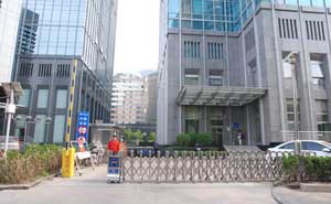 中國(guó)電信伸縮門案例