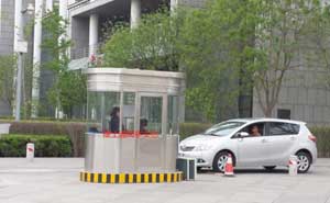 天津空港經(jīng)濟(jì)區(qū)管委會(huì)不銹鋼收費(fèi)亭案例